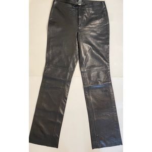 Vintage Banana Republic Genuine Leather Flare Pant